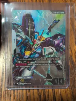 Gundam Card Game ST01-006 LR+ Gundam Aerial Alt Art! - Image 1