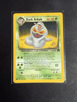 DARK ARBOK W Stamp Stamped Pokemon Card - WOTC Promo - Team Rocket - 19/82 - NM - Image 1