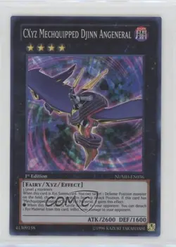 CXyz Mechquipped Djinn Angeneral 1st Ed. YuGiOh Number Hunters #NUMH-EN036 00jz - Image 1