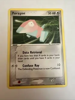Pokemon TCG Porygon Card 47/112 FireRed and LeafGreen Uncommon Regular 2004 - Image 1