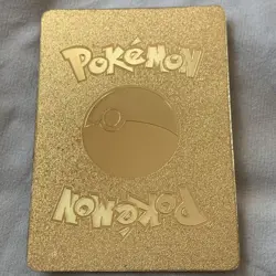 Custom Gold Foil Display Card Victini VMAX Rainbow Fan Art Card PK1 - Image 3