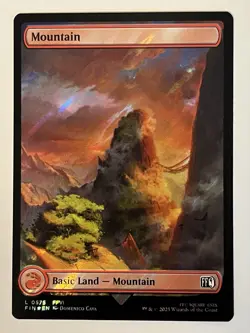 Basic Land Mountain Final Fantasy Surge Foil MTG 0575 - Image 1