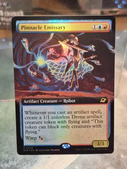 R 0349 Pinnacle Emissary FOIL EXTENDED ART Rare Edge of Eternities MTG EOE - Image 1