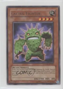 Cactus Fighter (R) Unlimited YuGiOh Crossroads of Chaos #CSOC-EN082 2008 c6w - Image 1