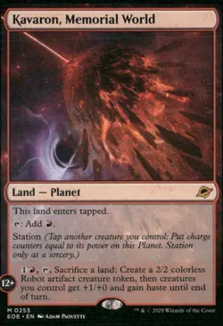 Kavaron, Memorial World - Edge of Eternities EOE - 0255 - MTG Magic - Image 2