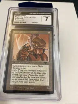 Yotian Soldier CGC 7 Graded Antiquities MTG Magic The Gathering - Image 2