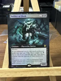 MTG *Defiler of Flesh Extended Art Foil X1* (NM) Dominaria United Magic - Image 1