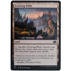 x4 Evolving Wilds J22 MTG Playset M/NM Common Land Jumpstart 2022 TCG CCG - Image 1