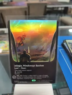 Adagia, Windswept Bastion (Borderless) Edge of Eternities Foil Mtg - Image 1
