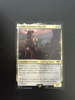 Lotho, Corrupt Shirriff Universes Beyond: the Lord of the Rings Mtg 213 Rare - Image 1