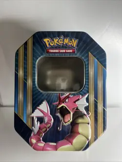 POKEMON 2016 XY Triple Power Gyarados EX - Collector Tin EMPTY - Image 1