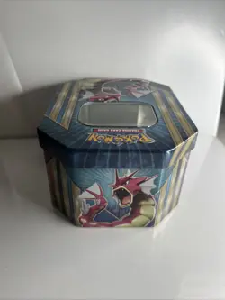 POKEMON 2016 XY Triple Power Gyarados EX - Collector Tin EMPTY - Image 4