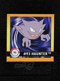 Haunter Artbox Pokemon Stickers Series 1 #93 1999 3q4 - Image 1