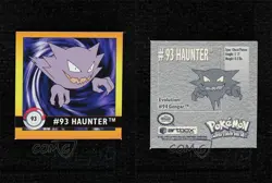 Haunter Artbox Pokemon Stickers Series 1 #93 1999 3q4 - Image 3