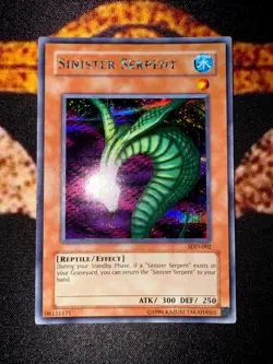 🔥YUGIOH • SINISTER SERPENT • PRISMATIC SECRET RARE • SDD-002 • PROMO • VLP🔥 - Image 5