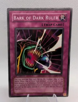 YuGiOh Bark of Dark Ruler Legacy of Darkness LOD-010 1st Edition - Image 1