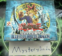 Yugioh Legend of Blue Eyes LOB 1st Edition Booster Box EMPTY! - Image 1