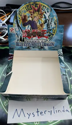 Yugioh Legend of Blue Eyes LOB 1st Edition Booster Box EMPTY! - Image 5