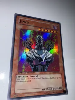 Jinzo YAP1-en007 Ultra Rare Lp Light play Alternate Anniversary Art Yugioh 2008 - Image 1