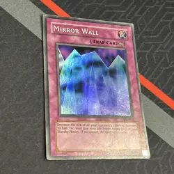 YUGIOH MIRROR WALL PSV-016 1ST SUPER PLAY/EDGE WEAR - Image 5