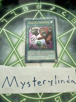 Yugioh Obedience Schooled BLAR-EN071 Battles of Legend 1st Ed Ultra NM - Image 1