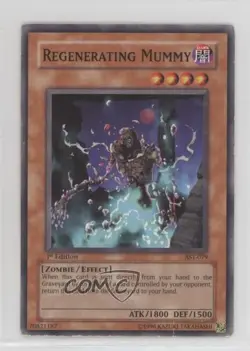 Regenerating Mummy 1st Ed. YuGiOh Ancient Sanctuary #AST-079 2004 15fy - Image 1