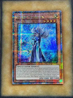 Yugioh Silent Magician RA02-EN012 Quarter Century Rare 1st Ed NM - Image 1