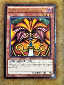 Yugioh Exodia The Forbidden One OP25-EN001 Ultimate Rare NM - Image 1