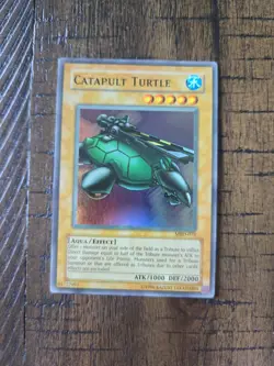 Yugioh Card HP Classic 1st Edition Super Rare Catapult Turtle - Image 1