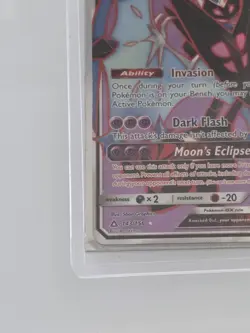 Dawn Wings Necrozma GX (Full Art) 143/156 Ultra Prism Holo Rare Pokemon Card NM - Image 2