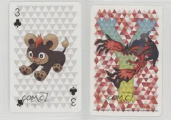 Litleo (3 of Clubs) Pokemon Yveltal Playing Card #3C 16eq - Image 3