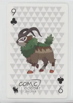 Gogoat (9 of Clubs) Pokemon Yveltal Playing Card #9C 16eq - Image 1