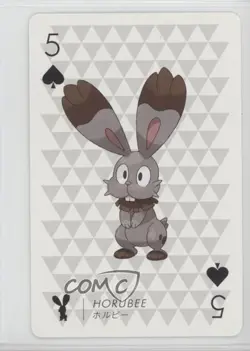 Bunnelby (5 of Spades) Pokemon Yveltal Playing Card #5S 16eq - Image 1