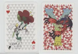 Floette (5 of Hearts) Pokemon Yveltal Playing Card #5H 16eq - Image 3