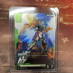 Gundam Card Game - Wing Gundam Zero LR English - GD01-024 LR - Newtype Rising - Image 1