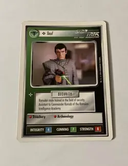 Star Trek CCG Personnel Romulan Taul Card - Image 1