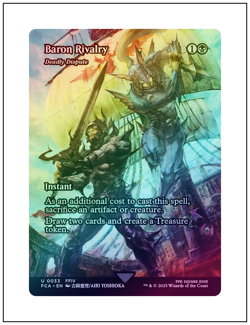 1x Baron Rivalry - Deadly Dispute, Foil, Final Fantasy, MTG NM - Image 1