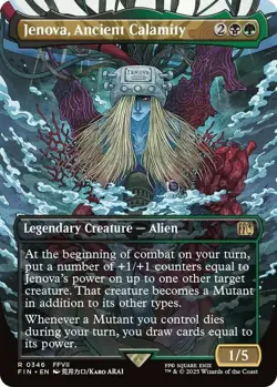 1x (346) Jenova, Ancient Calamity - BORDERLESS MTG Final Fantasy NM Magic Regula - Image 1