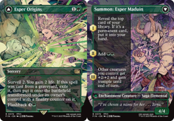 1x (370) Esper Origins // Summon: Esper Maduin - BORDERLESS MTG Final Fantasy NM - Image 1