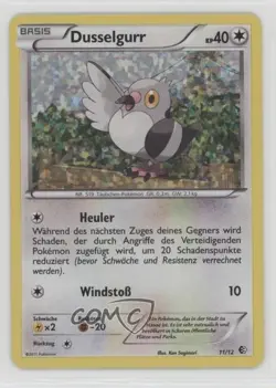Pidove German Pokemon McDonald's Collection Happy Meal Promo #11 15fy - Image 1