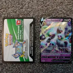 Pokemon Galarian Rapidash v TCG Sword Shield Jumbo Promo - Image 2