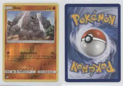 Onix Reverse Foil Pokemon Sun & Moon Unified Minds #103 5j8 - Image 3
