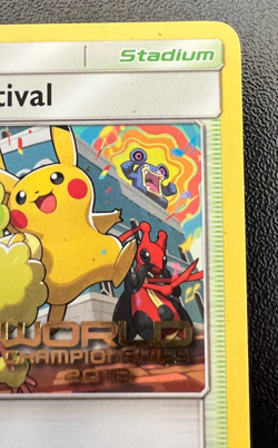 Pokemon Champions Festival SM148 World Championships 2018 Black Star Promo MP - Image 3