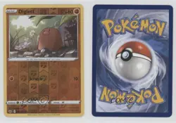 Diglett Reverse Foil Pokemon Sword & Shield #092 1p5 - Image 3