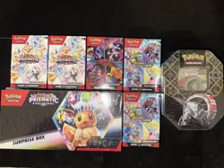 Pokemon Prismatic Evolutions Surprise Journey Together Destined Rivals Paldean - Image 1