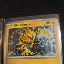 Electabuzz 125/165 Cosmos Holo + Zapdos ex SVP 049 NM SV 151 Promo Pokemon Set - Image 2