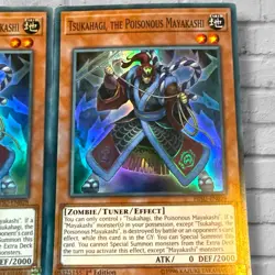 YUGIOH 3 X TSUKAHAGI, THE POISONOUS MAYAKASHI HISU-EN028 - 1ST EDITION - Image 3