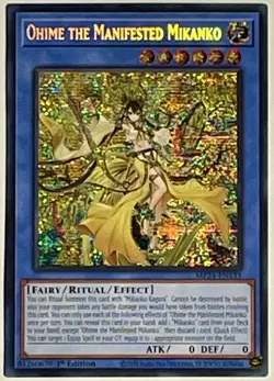 Yugioh Ohime The Manifested Mikanko MP24-EN135 Secret Rare 1st Edition NM - Image 1