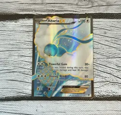 ALTARIA EX Holo 123/124 Fates Collide Full Art Pokemon Card 2016 - LP/NM - Image 1