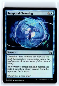 FOIL Temporal Cleansing March of the Machine - MTG Magic the Gathering Card - Image 1